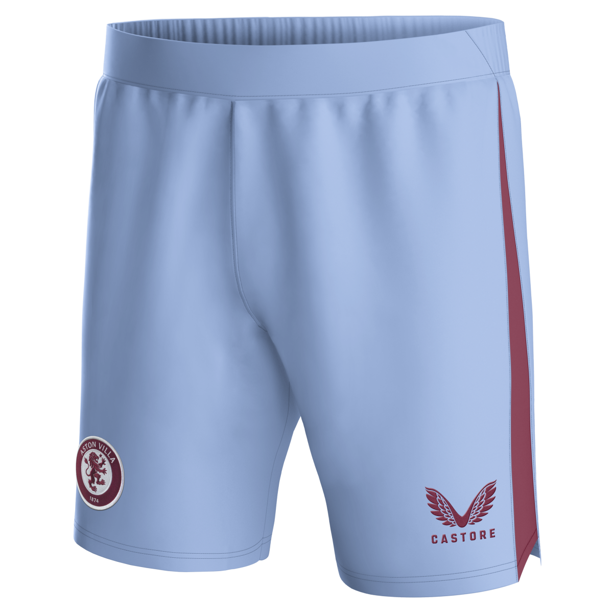 AVFC aston villa castore away shorts 2023-24 – kids with custom printing Collection | Official Aston Villa Kits and Apparel