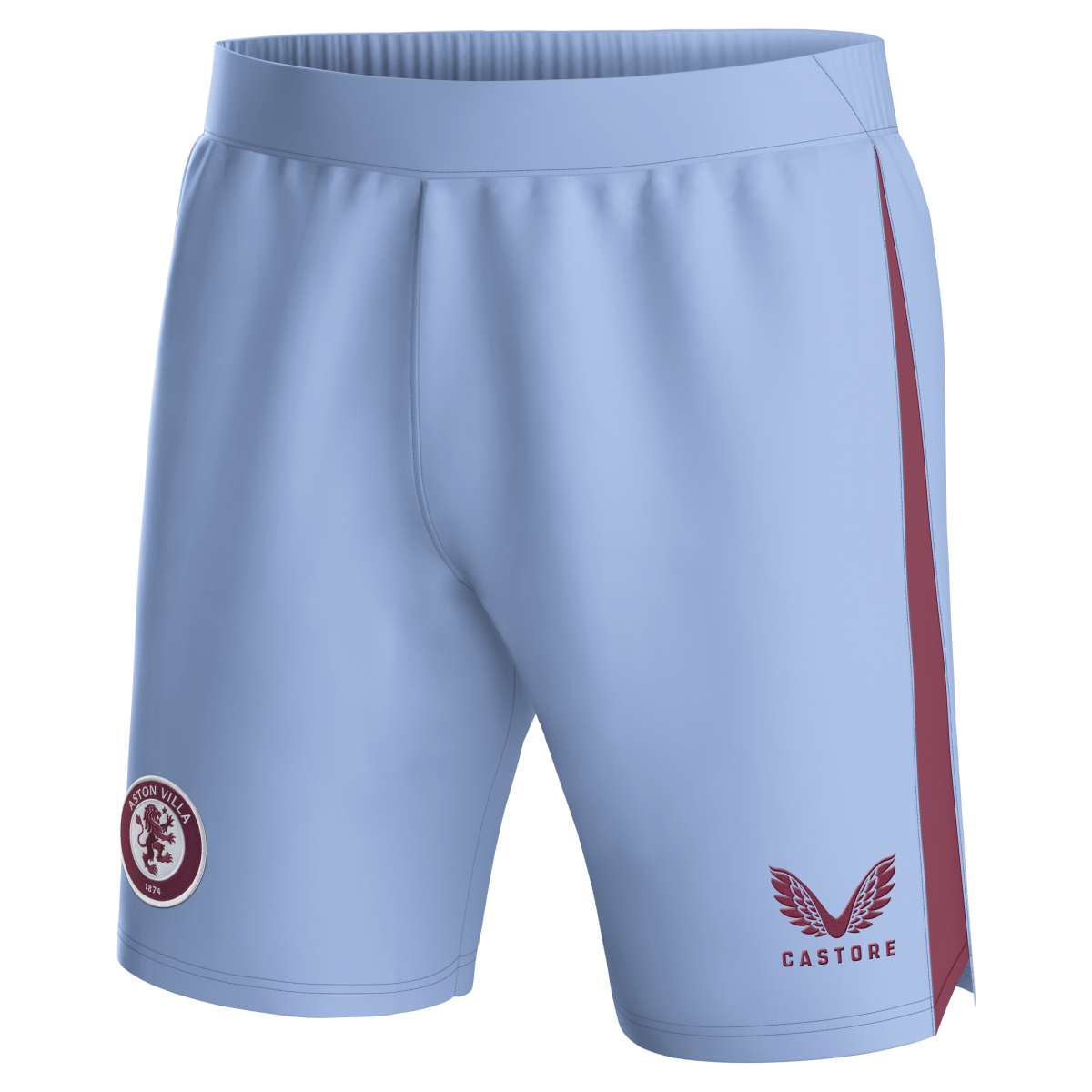 AVFC aston villa castore away shorts 2023-24 with custom printing Collection | Official Aston Villa Kits and Apparel