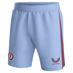 AVFC aston villa castore away shorts 2023-24 with custom printing Collection | Official Aston Villa Kits and Apparel
