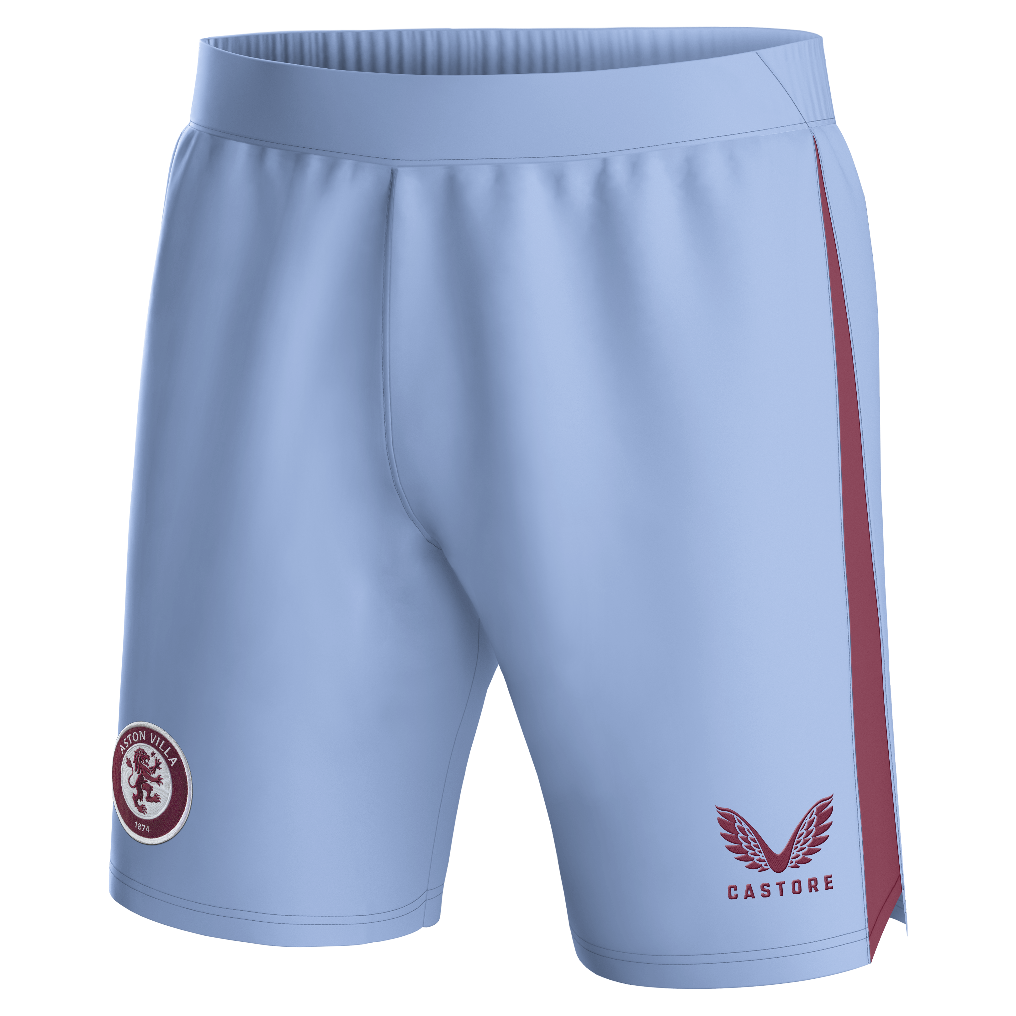 AVFC aston villa castore away shorts 2023-24 with custom printing Collection | Official Aston Villa Kits and Apparel
