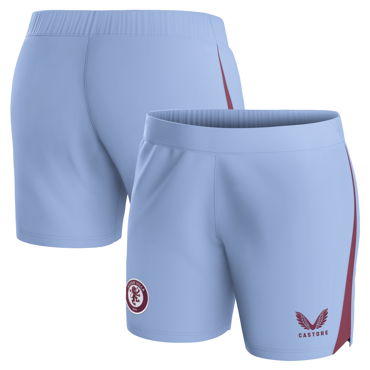 AVFC aston villa castore away shorts 2023-24 – womens with custom printing Collection | Official Aston Villa Kits and Apparel
