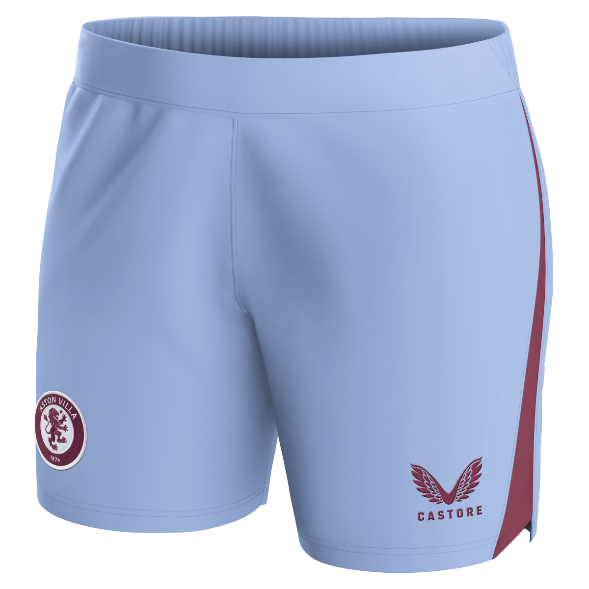 AVFC aston villa castore away shorts 2023-24 – womens with custom printing Collection | Official Aston Villa Kits and Apparel