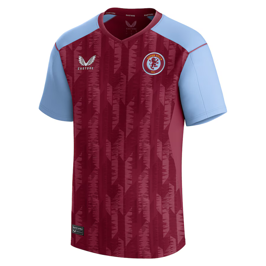 AVFC aston villa castore home shirt 2023-24 – kids Collection | Official Aston Villa Kits and Apparel
