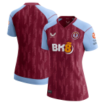 AVFC aston villa castore home shirt 2023-24 – womens with custom printing Collection | Official Aston Villa Kits and Apparel