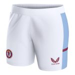 AVFC aston villa castore home shorts 2023-24 – womens with custom printing Collection | Official Aston Villa Kits and Apparel