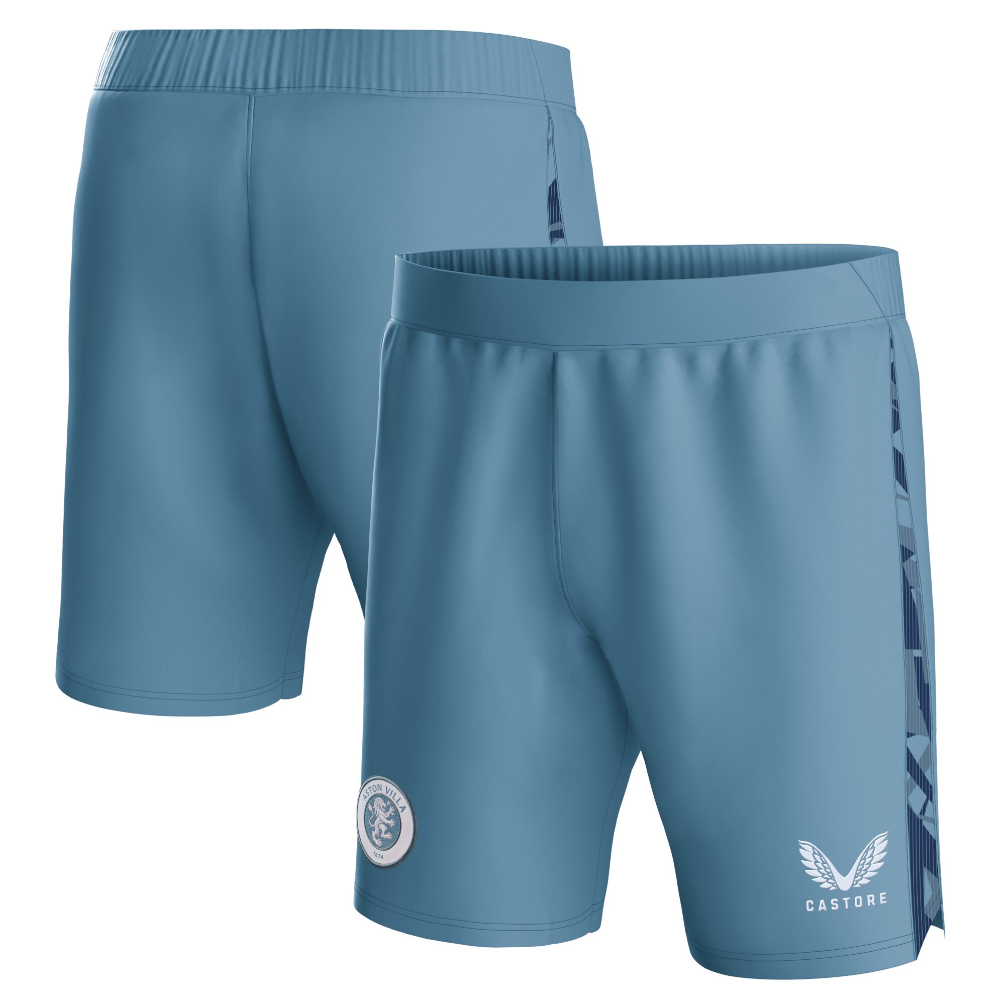 AVFC aston villa castore third shorts 2023-24 – kids with custom printing Collection | Official Aston Villa Kits and Apparel