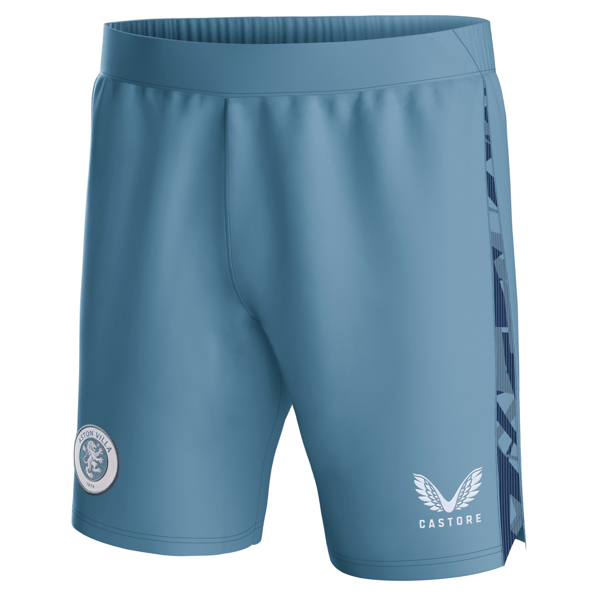 AVFC aston villa castore third shorts 2023-24 – kids with custom printing Collection | Official Aston Villa Kits and Apparel
