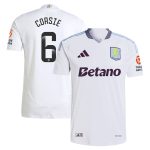 AVFC aston villa wsl adidas away authentic shirt 2024-25 with corsie 6 printing Collection | Official Aston Villa Kits and Apparel