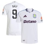 AVFC aston villa wsl adidas away authentic shirt 2024-25 with daly 9 printing Collection | Official Aston Villa Kits and Apparel