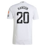 AVFC aston villa wsl adidas away authentic shirt 2024-25 with hanson 20 printing Collection | Official Aston Villa Kits and Apparel