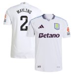 AVFC aston villa wsl adidas away authentic shirt 2024-25 with mayling 2 printing Collection | Official Aston Villa Kits and Apparel