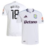 AVFC aston villa wsl adidas away authentic shirt 2024-25 with mullett 18 printing Collection | Official Aston Villa Kits and Apparel