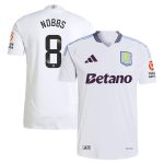 AVFC aston villa wsl adidas away authentic shirt 2024-25 with nobbs 8 printing Collection | Official Aston Villa Kits and Apparel
