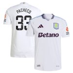 AVFC aston villa wsl adidas away authentic shirt 2024-25 with pacheco 33 printing Collection | Official Aston Villa Kits and Apparel