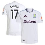 AVFC aston villa wsl adidas away authentic shirt 2024-25 with salmon 17 printing Collection | Official Aston Villa Kits and Apparel