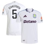 AVFC aston villa wsl adidas away authentic shirt 2024-25 with staniforth 5 printing Collection | Official Aston Villa Kits and Apparel