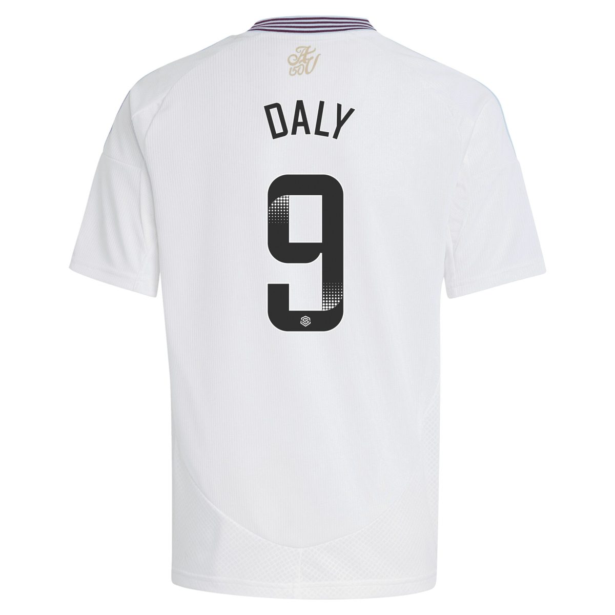 AVFC aston villa wsl adidas away shirt 2024-25 – kids with daly 9 printing Collection | Official Aston Villa Kits and Apparel