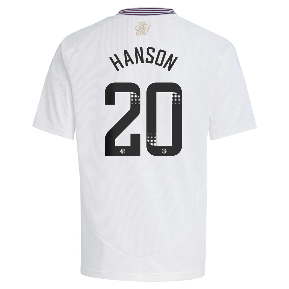 AVFC aston villa wsl adidas away shirt 2024-25 – kids with hanson 20 printing Collection | Official Aston Villa Kits and Apparel