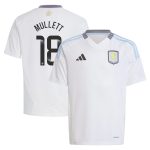 AVFC aston villa wsl adidas away shirt 2024-25 – kids with mullett 18 printing Collection | Official Aston Villa Kits and Apparel