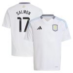 AVFC aston villa wsl adidas away shirt 2024-25 – kids with salmon 17 printing Collection | Official Aston Villa Kits and Apparel