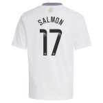 AVFC aston villa wsl adidas away shirt 2024-25 – kids with salmon 17 printing Collection | Official Aston Villa Kits and Apparel