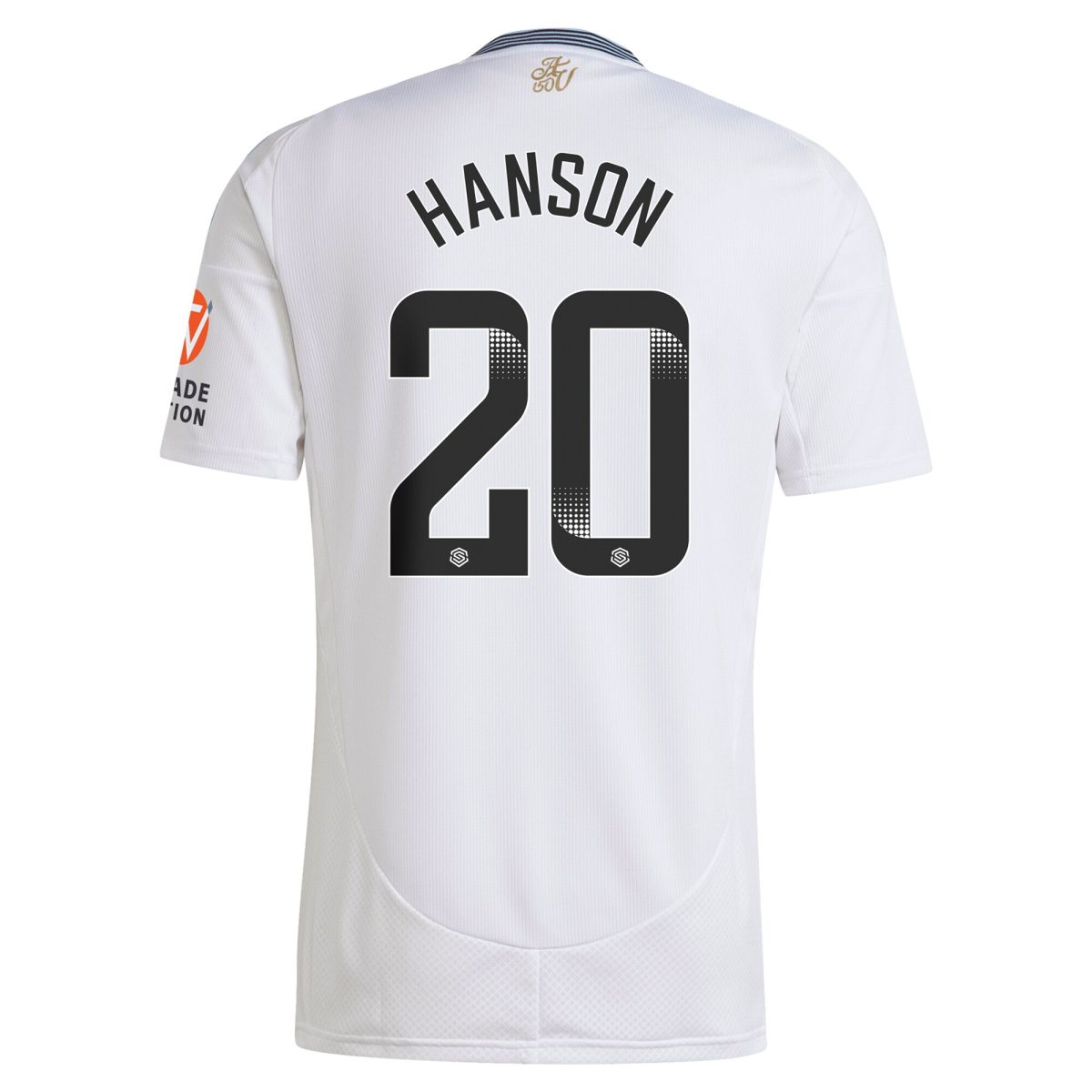 AVFC aston villa wsl adidas away shirt 2024-25 with hanson 20 printing Collection | Official Aston Villa Kits and Apparel