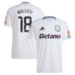 AVFC aston villa wsl adidas away shirt 2024-25 with mullett 18 printing Collection | Official Aston Villa Kits and Apparel