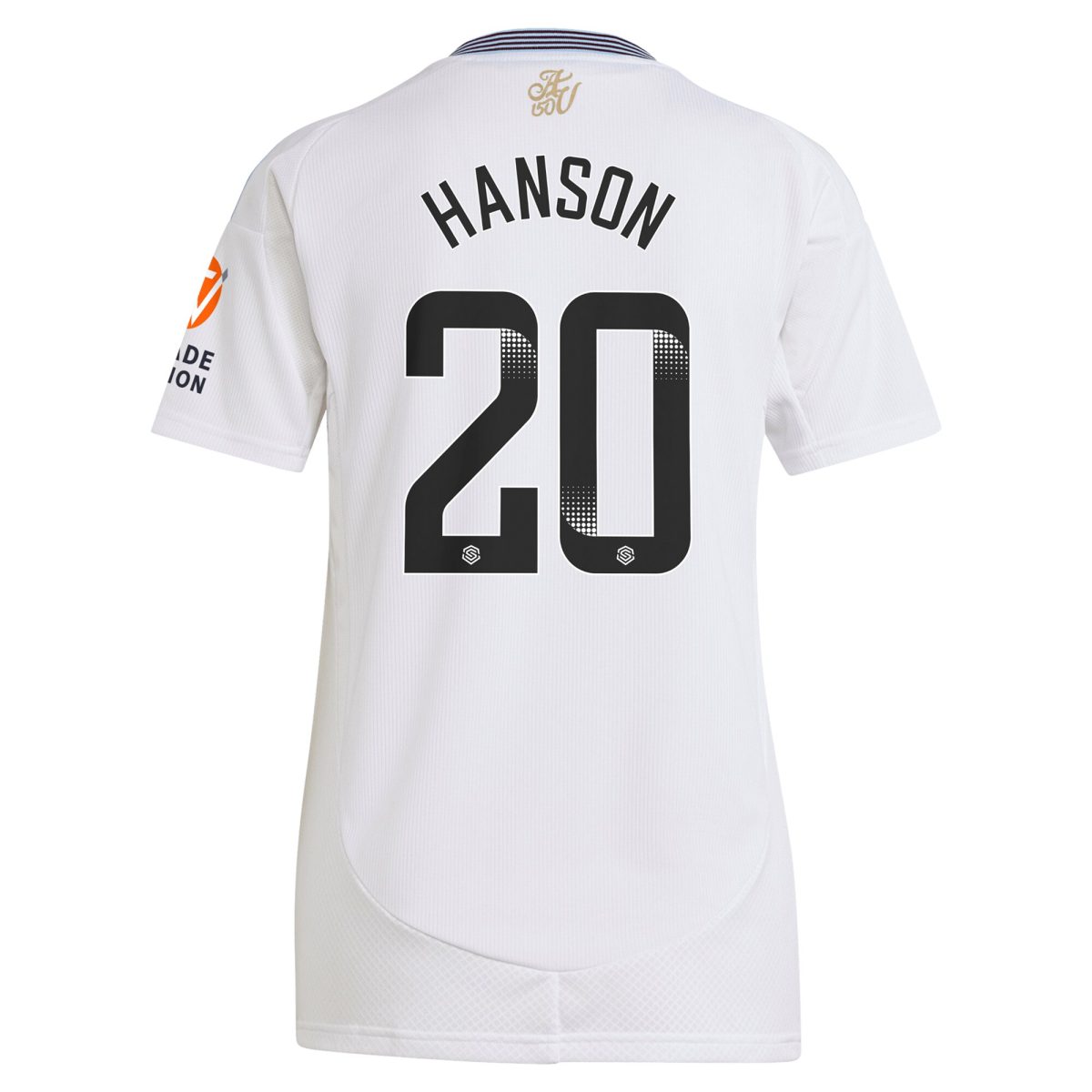 AVFC aston villa wsl adidas away shirt 2024-25 – womens with hanson 20 printing Collection | Official Aston Villa Kits and Apparel
