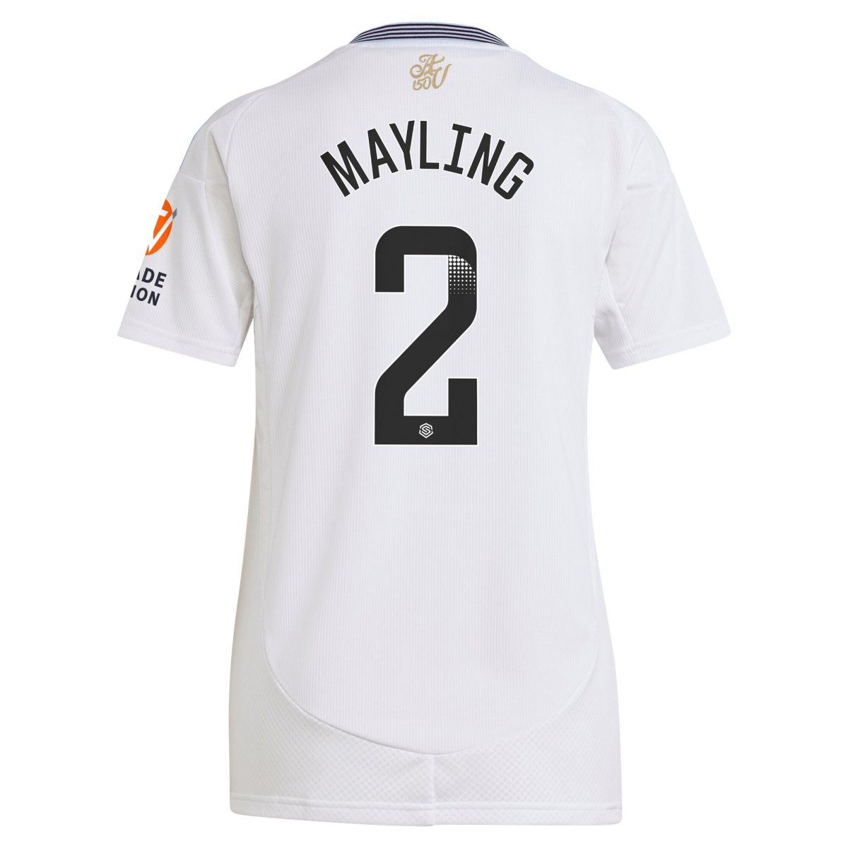 AVFC aston villa wsl adidas away shirt 2024-25 – womens with mayling 2 printing Collection | Official Aston Villa Kits and Apparel