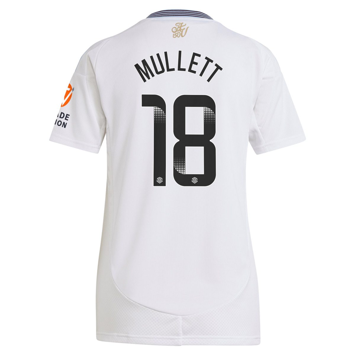 AVFC aston villa wsl adidas away shirt 2024-25 – womens with mullett 18 printing Collection | Official Aston Villa Kits and Apparel