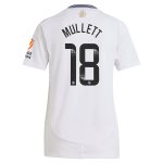 AVFC aston villa wsl adidas away shirt 2024-25 – womens with mullett 18 printing Collection | Official Aston Villa Kits and Apparel