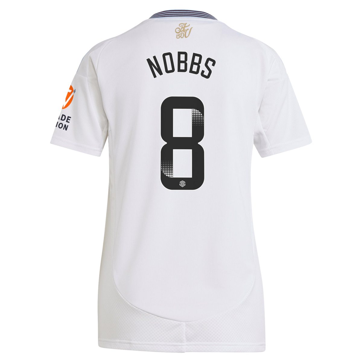 AVFC aston villa wsl adidas away shirt 2024-25 – womens with nobbs 8 printing Collection | Official Aston Villa Kits and Apparel