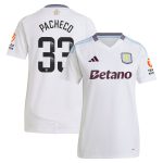 AVFC aston villa wsl adidas away shirt 2024-25 – womens with pacheco 33 printing Collection | Official Aston Villa Kits and Apparel