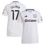 AVFC aston villa wsl adidas away shirt 2024-25 – womens with salmon 17 printing Collection | Official Aston Villa Kits and Apparel
