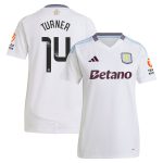 AVFC aston villa wsl adidas away shirt 2024-25 – womens with turner 14 printing Collection | Official Aston Villa Kits and Apparel