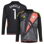 AVFC aston villa wsl adidas goalkeeper shirt 2024-25 – long sleeve – kids with d8217angelo 1 printing Collection | Official Aston Villa Kits and Apparel