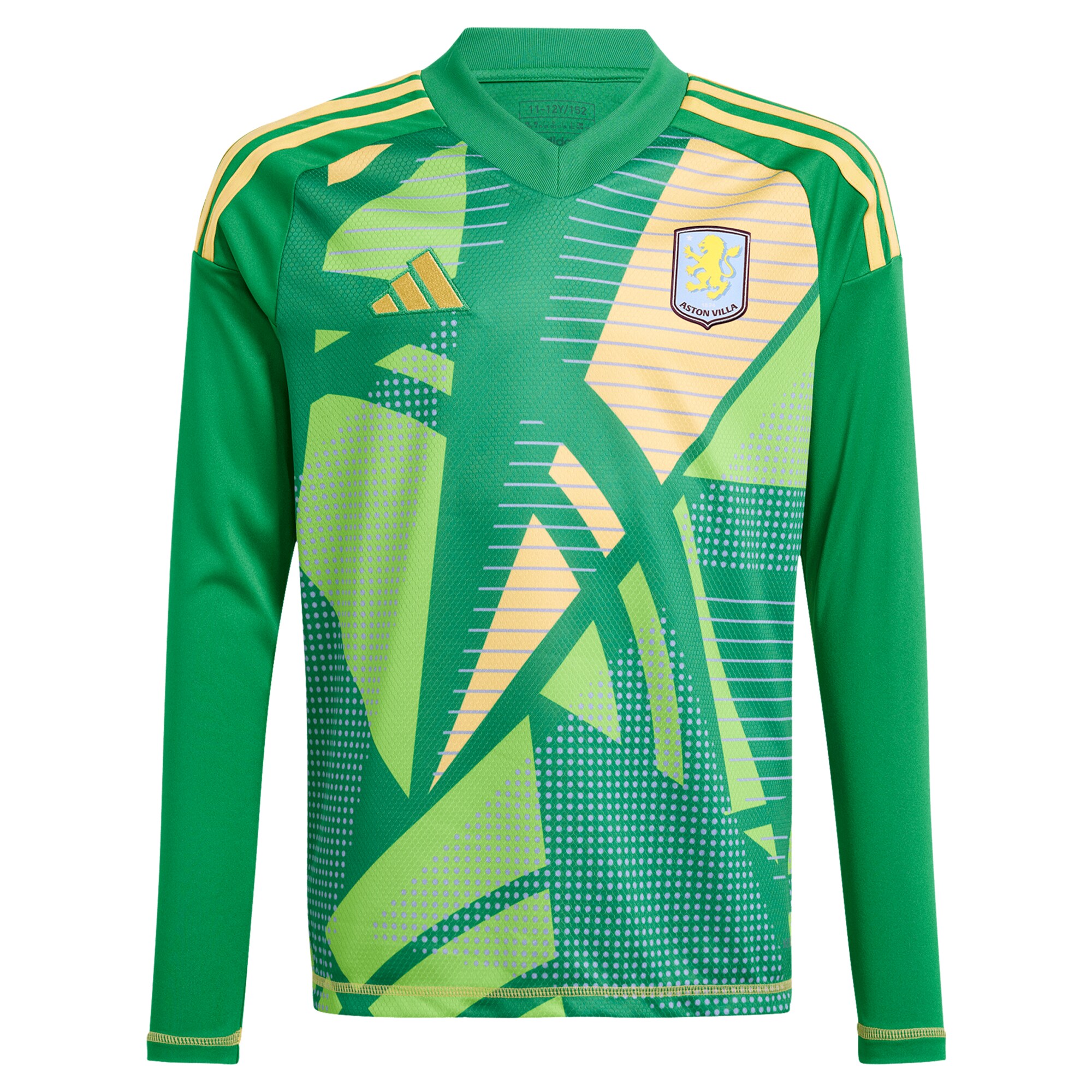 AVFC aston villa wsl adidas goalkeeper shirt 2024-25 – long sleeve – kids with dangelo 1 printing – 202712206-01 Collection | Official Aston Villa Kits and Apparel