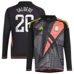 AVFC aston villa wsl adidas goalkeeper shirt 2024-25 – long sleeve – kids with talbert 26 printing Collection | Official Aston Villa Kits and Apparel