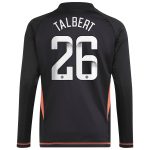 AVFC aston villa wsl adidas goalkeeper shirt 2024-25 – long sleeve – kids with talbert 26 printing Collection | Official Aston Villa Kits and Apparel