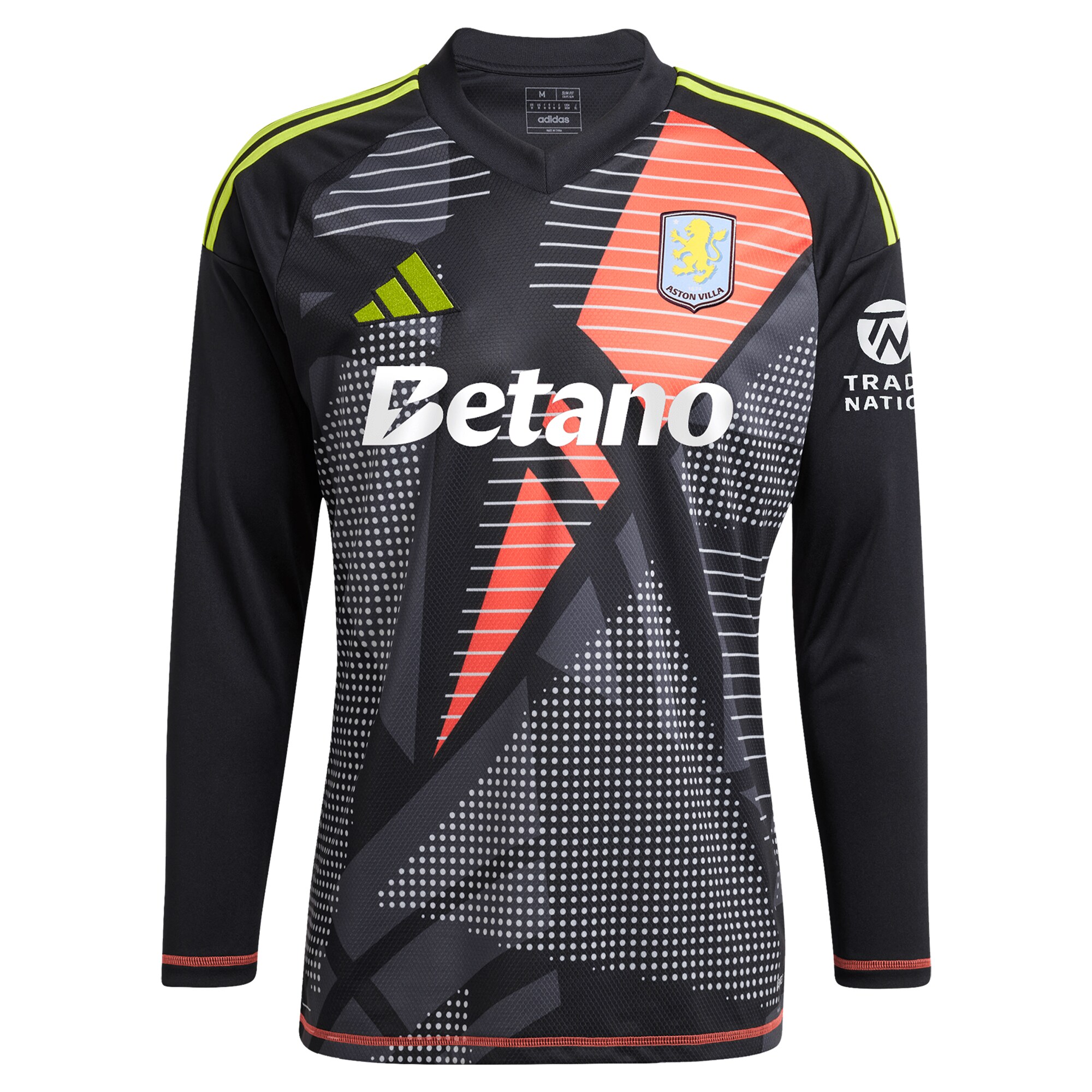 AVFC aston villa wsl adidas goalkeeper shirt 2024-25 – long sleeve with d8217angelo 1 printing Collection | Official Aston Villa Kits and Apparel