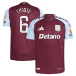 AVFC aston villa wsl adidas home authentic shirt 2024-25 with corsie 6 printing Collection | Official Aston Villa Kits and Apparel