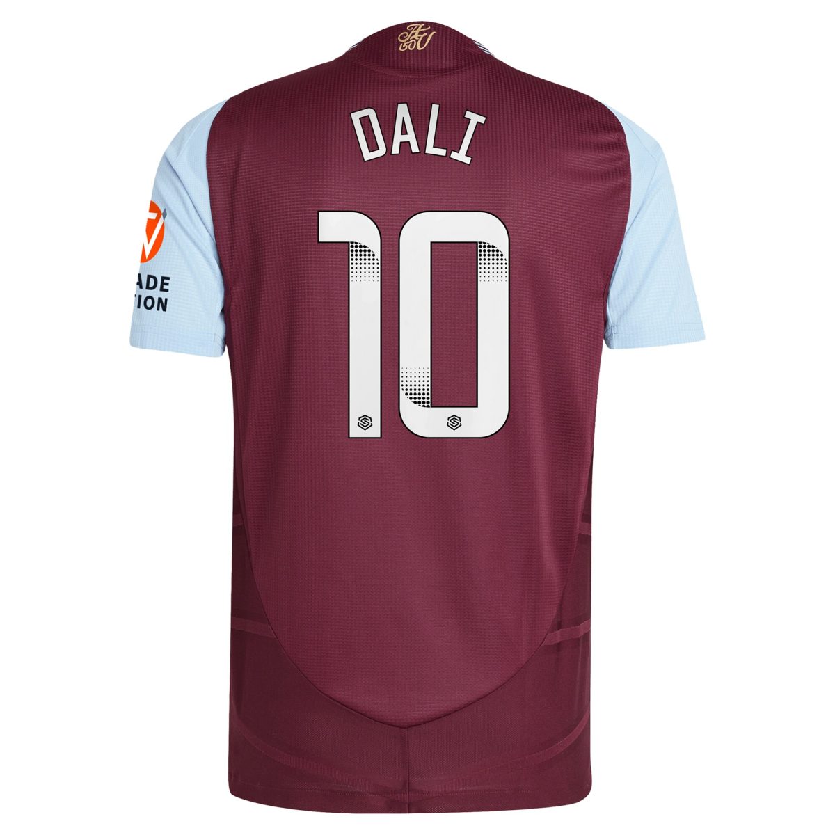 AVFC aston villa wsl adidas home authentic shirt 2024-25 with dali 10 printing Collection | Official Aston Villa Kits and Apparel