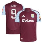 AVFC aston villa wsl adidas home authentic shirt 2024-25 with daly 9 printing Collection | Official Aston Villa Kits and Apparel