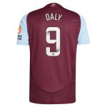AVFC aston villa wsl adidas home authentic shirt 2024-25 with daly 9 printing Collection | Official Aston Villa Kits and Apparel