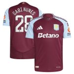 AVFC aston villa wsl adidas home authentic shirt 2024-25 with gabi nunes 28 printing Collection | Official Aston Villa Kits and Apparel