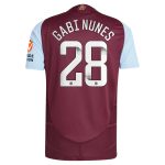 AVFC aston villa wsl adidas home authentic shirt 2024-25 with gabi nunes 28 printing Collection | Official Aston Villa Kits and Apparel