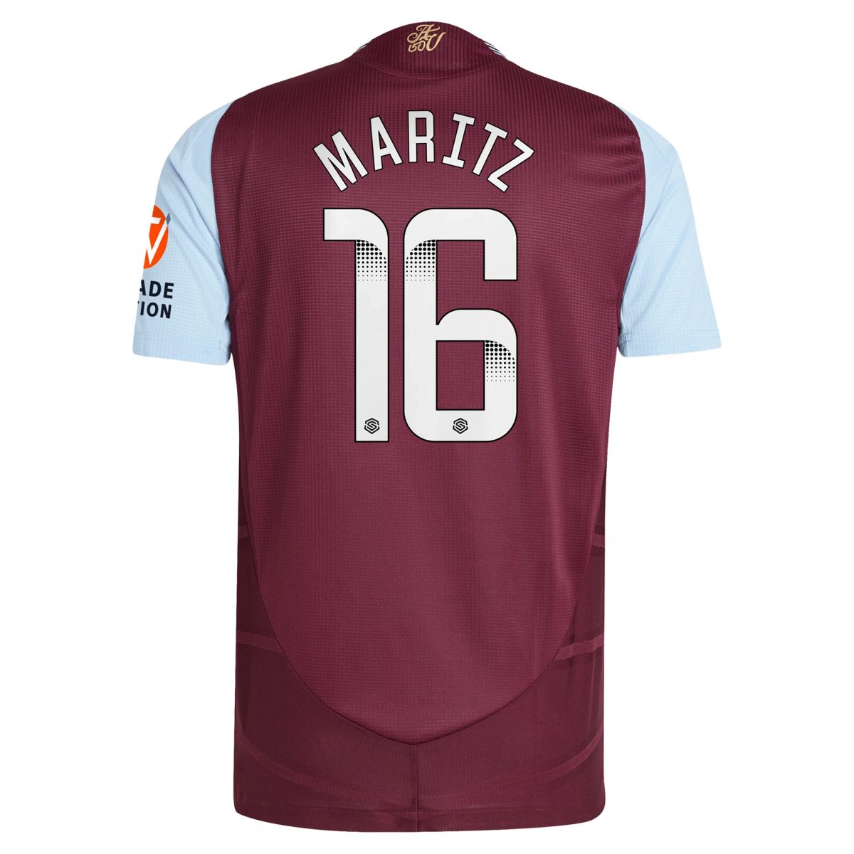 AVFC aston villa wsl adidas home authentic shirt 2024-25 with maritz 26 printing Collection | Official Aston Villa Kits and Apparel