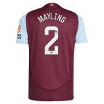 AVFC aston villa wsl adidas home authentic shirt 2024-25 with mayling 2 printing Collection | Official Aston Villa Kits and Apparel