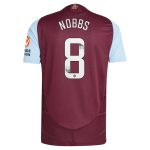 AVFC aston villa wsl adidas home authentic shirt 2024-25 with nobbs 8 printing Collection | Official Aston Villa Kits and Apparel