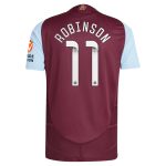 AVFC aston villa wsl adidas home authentic shirt 2024-25 with robinson 11 printing Collection | Official Aston Villa Kits and Apparel